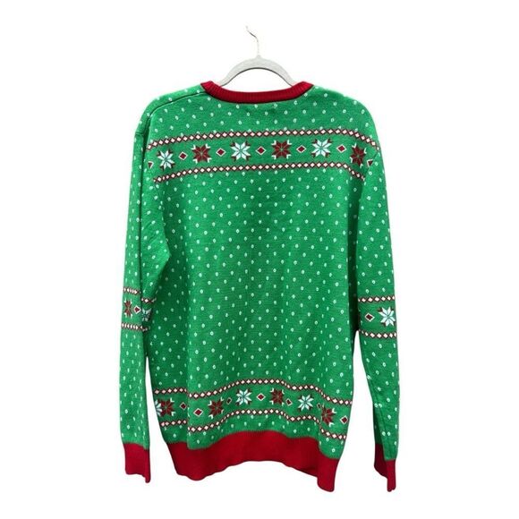 Tipsy Elves Men's The Office Dwight Christmas Sweater Size XL Holiday Party - Picture 2 of 3